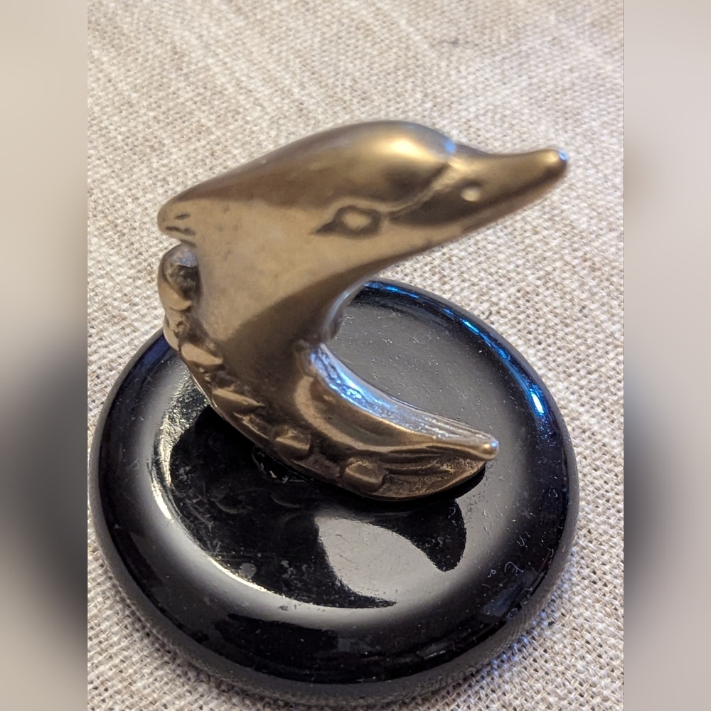 Bronze Dolphin Ring